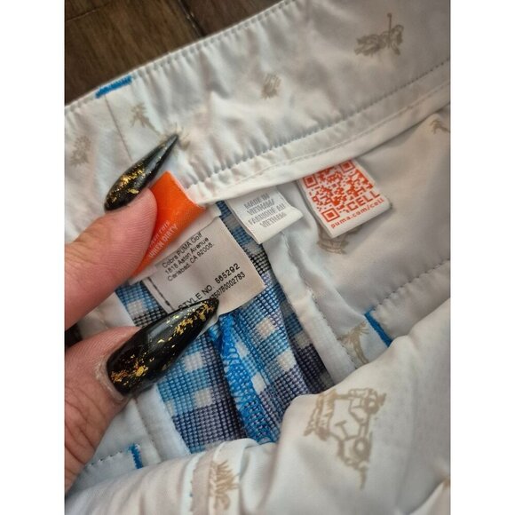 Puma Plaid Golf Shorts Bundle Size 6 - Picture 7 of 9
